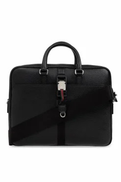 Gucci BLACK Leather briefcase