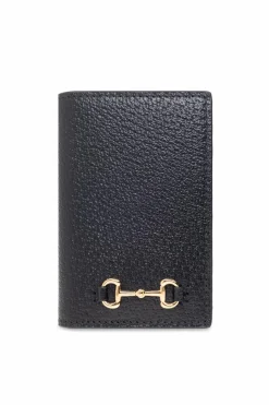 Gucci BLACK Leather card holder