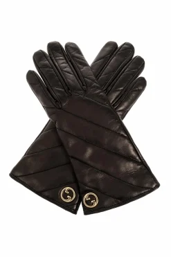 Gucci BLACK Leather gloves