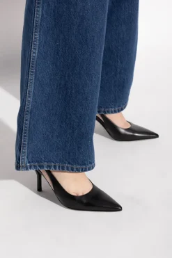 Gucci BLACK Leather heeled shoes Signoria