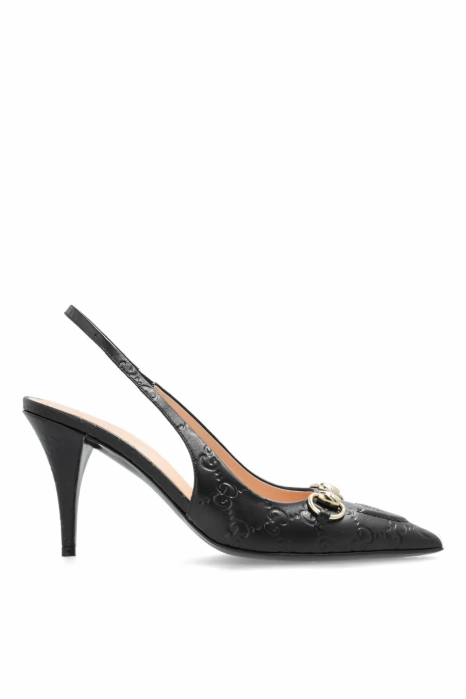 Gucci BLACK Leather high-heeled shoes