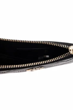 Gucci BLACK Leather key case