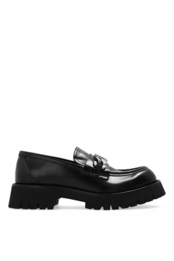 Gucci BLACK Leather loafers