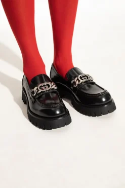 Gucci BLACK Leather loafers
