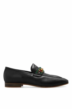 Gucci BLACK Leather loafers