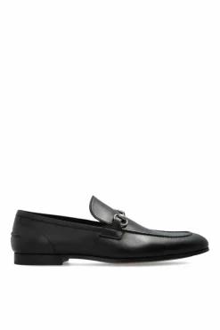 Gucci BLACK Leather loafers