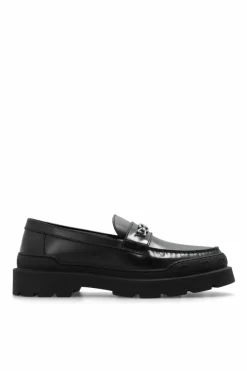 Gucci BLACK Leather loafers