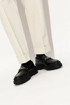 Gucci BLACK Leather loafers
