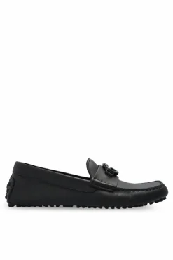 Gucci BLACK Leather moccasins