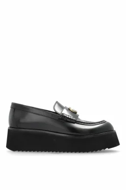 Gucci BLACK Leather platform shoes