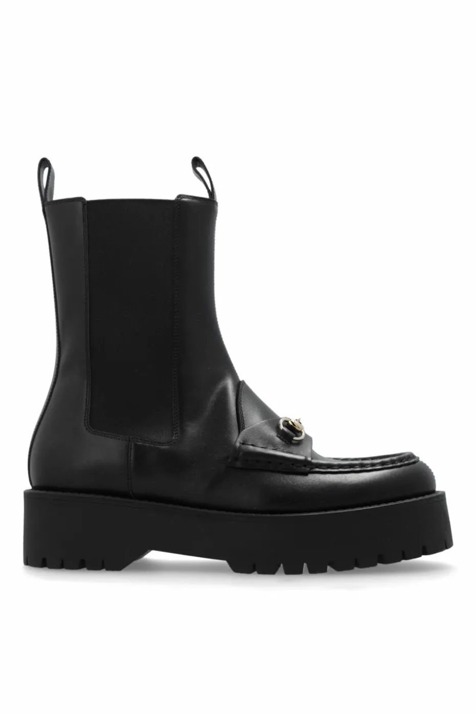 Gucci BLACK Leather shoes ‘Betis Glamour’
