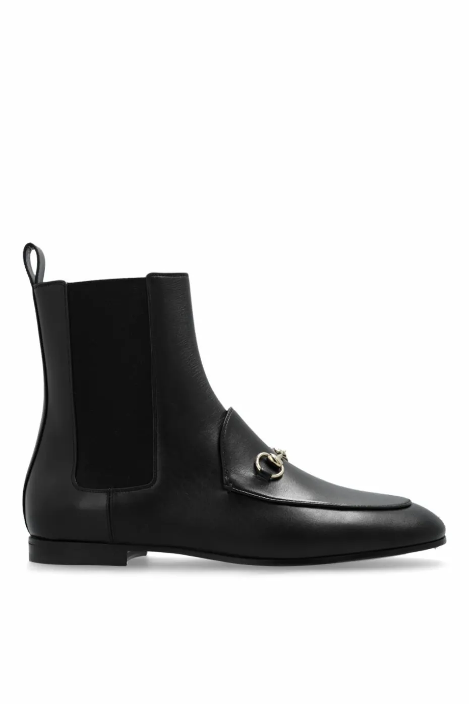 Gucci BLACK Leather shoes 'Betis Glamour'