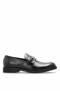 Gucci BLACK Leather shoes type loafers
