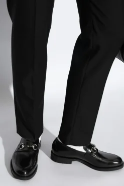 Gucci BLACK Leather shoes type loafers