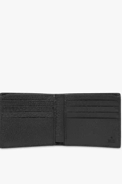 Gucci BLACK Leather wallet with logo