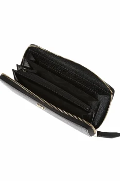 Gucci BLACK Leather wallet with logo