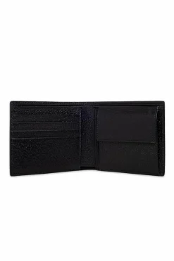 Gucci BLACK Leather wallet with logo