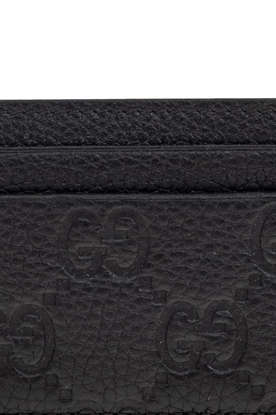 Gucci BLACK Monogram card holder