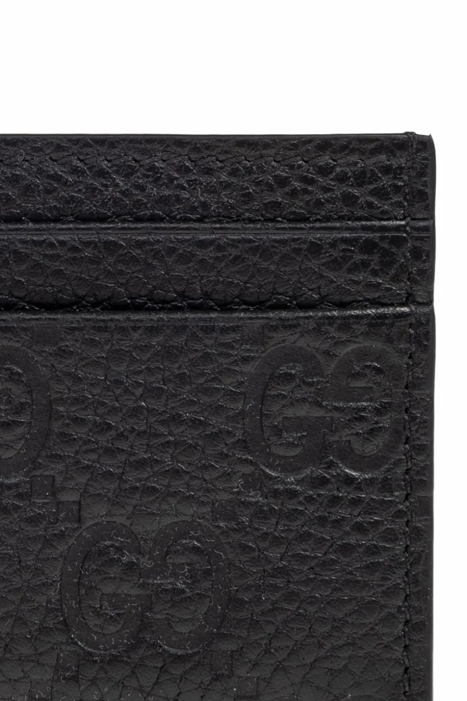 Gucci BLACK Monogram card holder