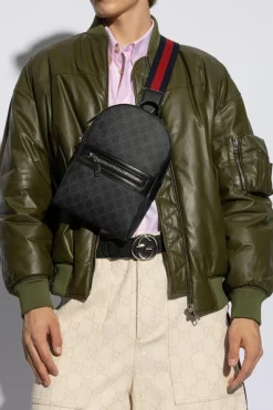 Gucci BLACK One-shoulder backpack
