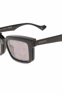 Gucci BLACK Prescription glasses with a sunshade attachment