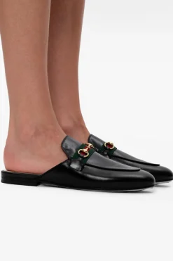 Gucci BLACK 'Princetown' leather slippers