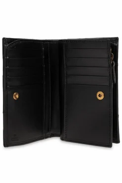 Gucci BLACK Quilted wallet