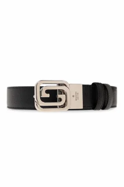 Gucci BLACK Reversible belt