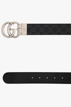 Gucci BLACK Reversible belt