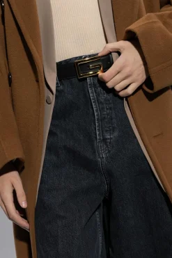 Gucci BLACK Reversible belt