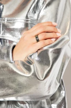 Gucci BLACK Ring with logo