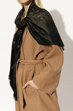 Gucci BLACK Scarf with GG pattern