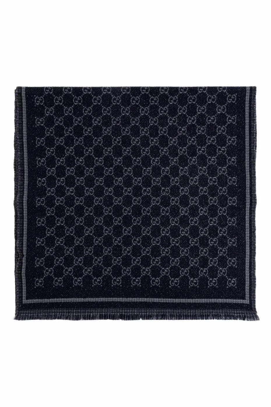 Gucci BLACK Scarf with monogram