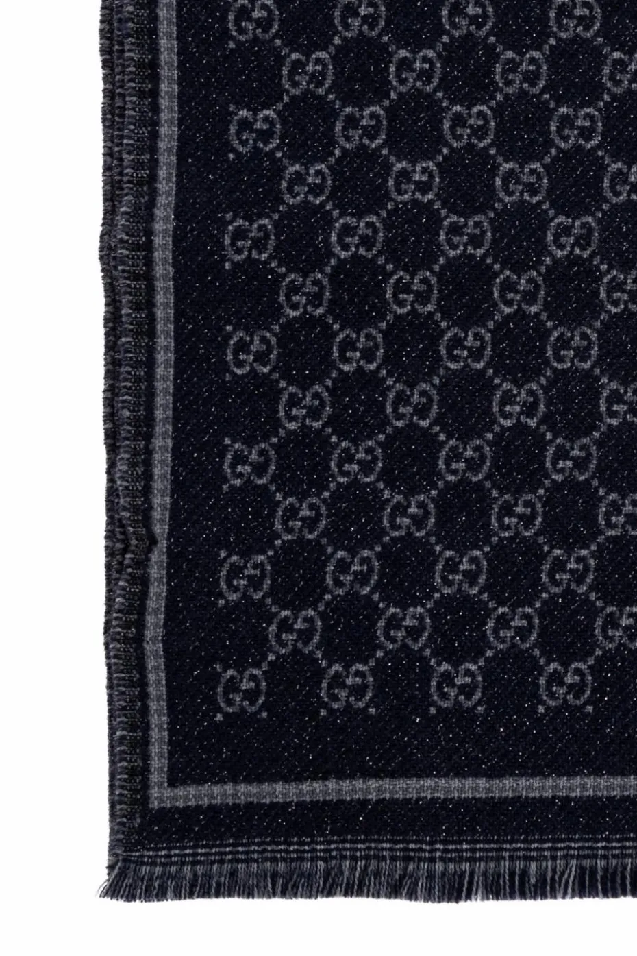 Gucci BLACK Scarf with monogram