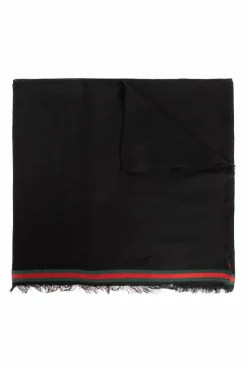 Gucci BLACK Scarf with monogram