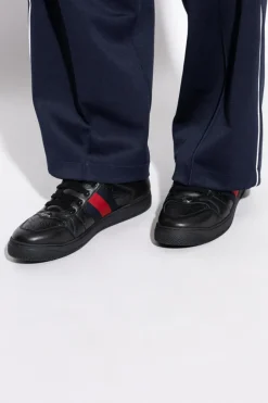 Gucci BLACK "Screener" sports shoes