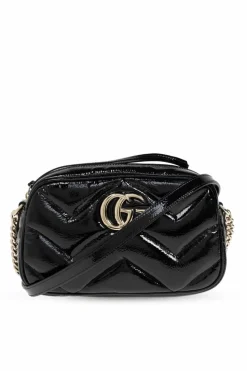 Gucci BLACK Shoulder bag Small GG Marmont