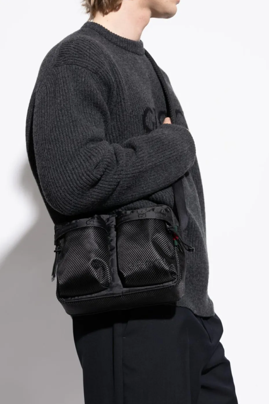 Gucci BLACK Shoulder bag with monogram