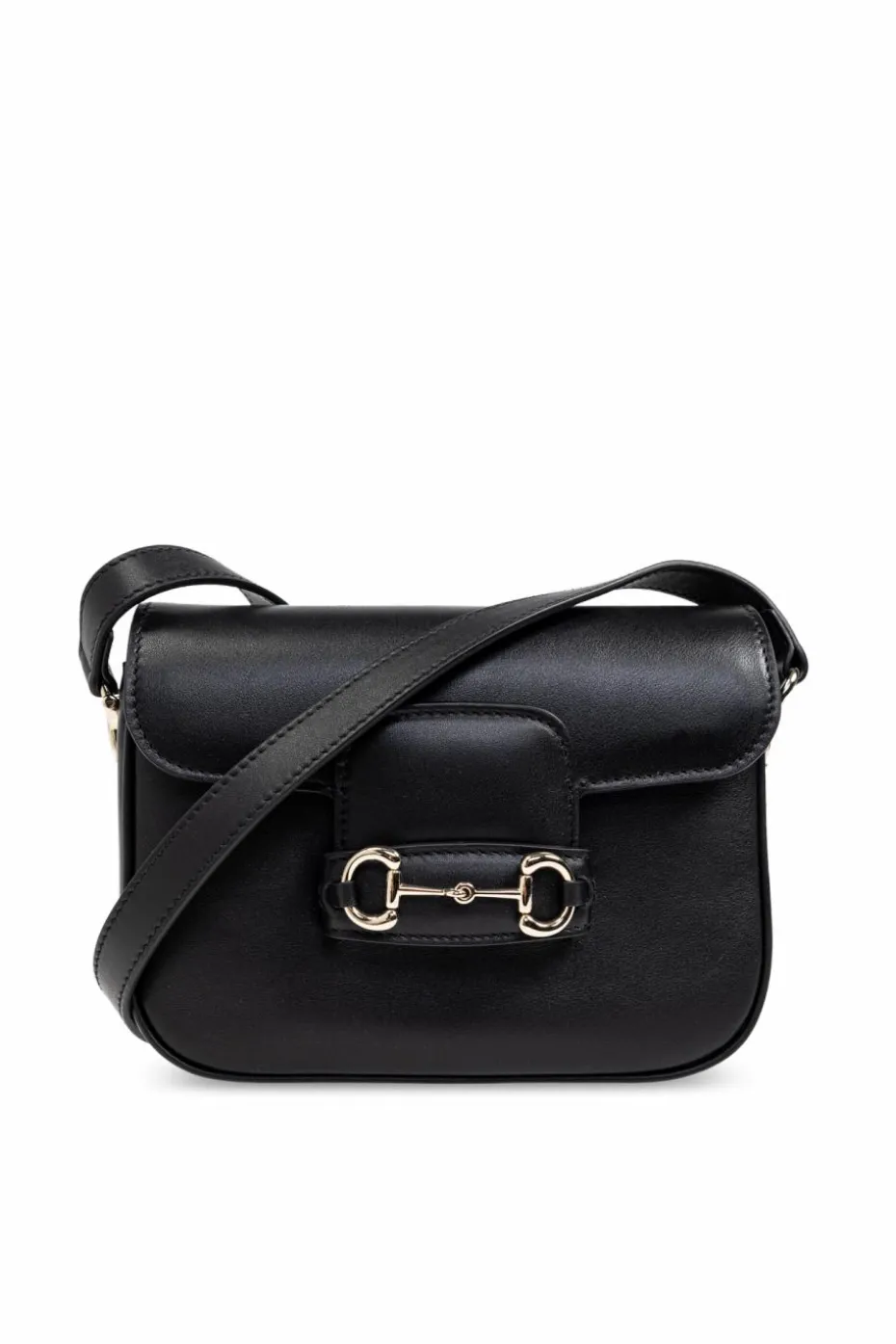 Gucci BLACK Shoulder bag Horsebit 1955 Soft Mini