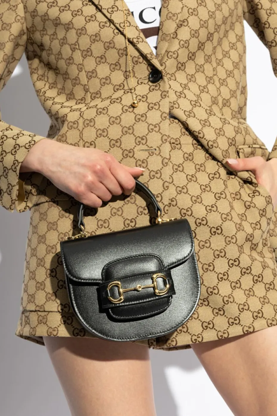 Gucci BLACK Shoulder bag 'Horsebit 1955 Mini'