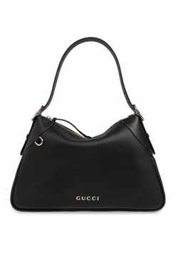 Gucci BLACK Shoulder bag GG Emblem Large