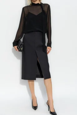 Gucci BLACK Silk blouse