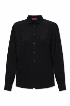 Gucci BLACK Silk shirt