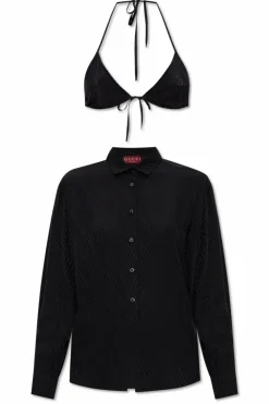 Gucci BLACK Silk shirt
