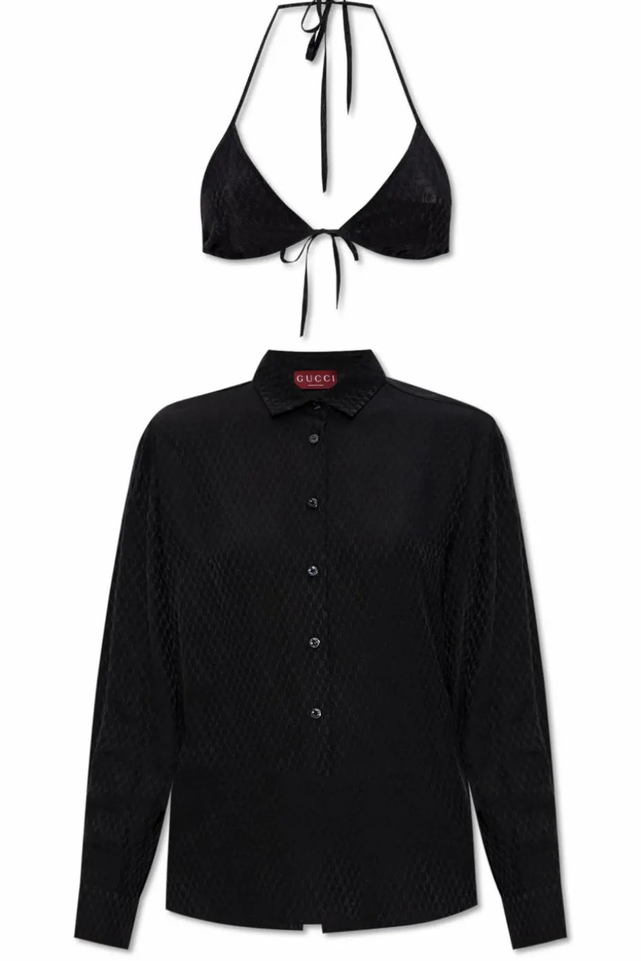 Gucci BLACK Silk shirt