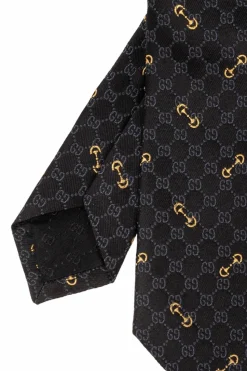 Gucci BLACK Silk tie