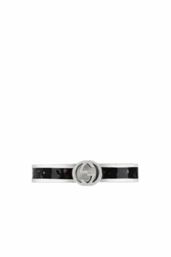 Gucci BLACK Silver ring