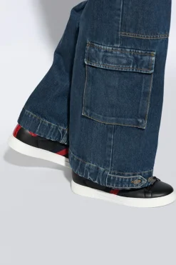 Gucci BLACK Sneakers with ‘Web’ stripe