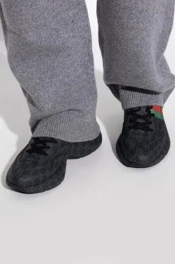 Gucci BLACK Sports shoes with logo