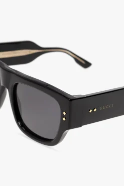 Gucci BLACK Sunglasses with logo